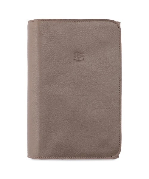 IL BISONTE(イルビゾンテ)/新品未使用 メモ帳 ベージュ 革×綿 ペン IL BISONTE / ORIGINAL LEATHER / システム手帳（手帳/メモ帳