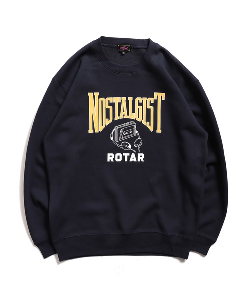ROTAR(ローター)の「NOSTALGIST SWEAT 裏起毛(スウェット・メンズ・セージグリーン/ネイビー/バーガンディー/アッシュグレー・MEDIUM/X-LARGE/SMALL/LARGE)」の9枚目の写真