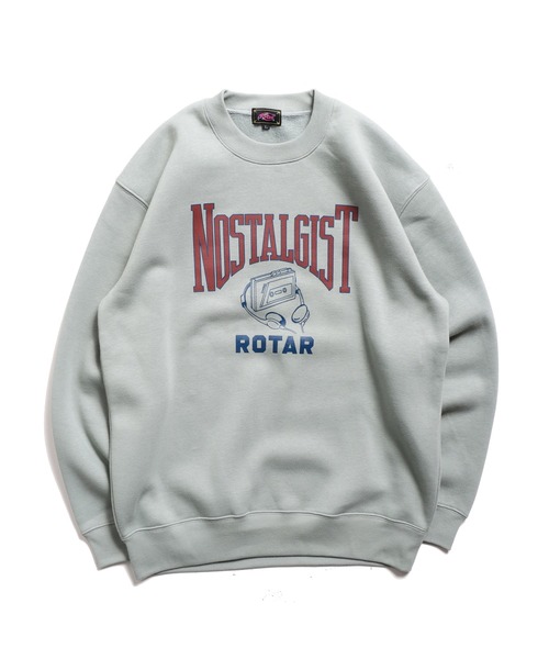 ROTAR(ローター)の「NOSTALGIST SWEAT 裏起毛(スウェット・メンズ・セージグリーン/ネイビー/バーガンディー/アッシュグレー・MEDIUM/X-LARGE/SMALL/LARGE)」の10枚目の写真