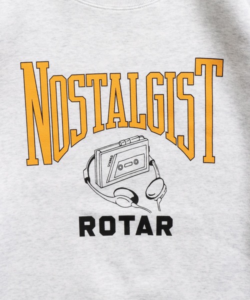 ROTAR(ローター)の「NOSTALGIST SWEAT 裏起毛(スウェット・メンズ・セージグリーン/ネイビー/バーガンディー/アッシュグレー・MEDIUM/X-LARGE/SMALL/LARGE)」の12枚目の写真