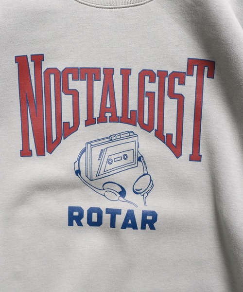 ROTAR(ローター)の「NOSTALGIST SWEAT 裏起毛(スウェット・メンズ・セージグリーン/ネイビー/バーガンディー/アッシュグレー・MEDIUM/X-LARGE/SMALL/LARGE)」の14枚目の写真