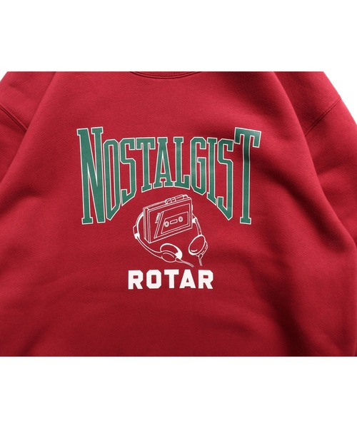 ROTAR(ローター)の「NOSTALGIST SWEAT 裏起毛(スウェット・メンズ・セージグリーン/ネイビー/バーガンディー/アッシュグレー・MEDIUM/X-LARGE/SMALL/LARGE)」の15枚目の写真