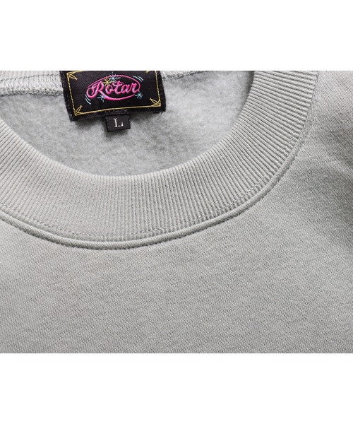 ROTAR(ローター)の「NOSTALGIST SWEAT 裏起毛(スウェット・メンズ・セージグリーン/ネイビー/バーガンディー/アッシュグレー・MEDIUM/X-LARGE/SMALL/LARGE)」の18枚目の写真
