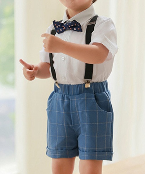 バーバリー　80　パンツ　シャツ　ネクタイ　3点セット　1歳記念 バーバリー 80 パンツ シャツ ネクタイ 3点セット 1歳記念