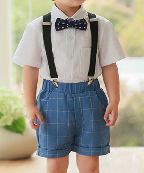バーバリー　80　パンツ　シャツ　ネクタイ　3点セット　1歳記念 バーバリー 80 パンツ シャツ ネクタイ 3点セット 1歳記念