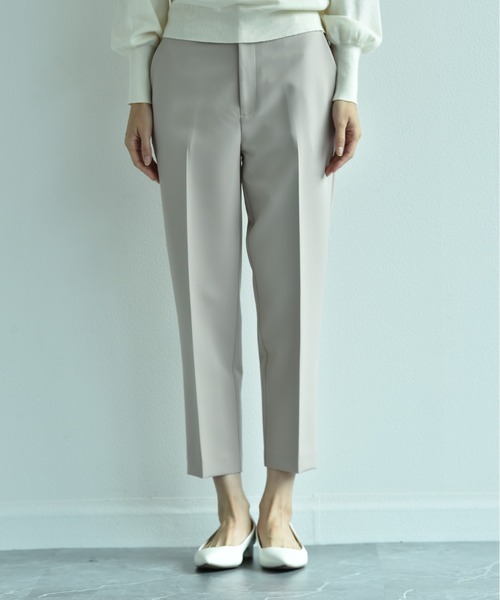 INTERPLANET（インタープラネット）の「【マシーンウォッシャブル】ダブルクロステーパードパンツ（その他パンツ・レディース・ベージュ/ブラック/ネイビー・LARGE/MEDIUM）」の17枚目の写真