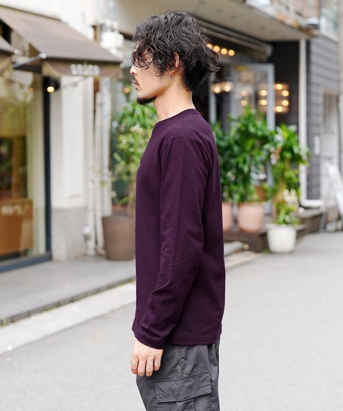 jiggys shop(ジギーズショップ)の「ボックスロゴプリントロンT 長袖Tシャツ カットソー(Tシャツ/カットソー・メンズ・ホワイト/ブラック/パープル・MEDIUM/LARGE)」の15枚目の写真