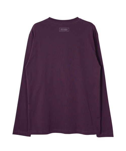jiggys shop(ジギーズショップ)の「ボックスロゴプリントロンT 長袖Tシャツ カットソー(Tシャツ/カットソー・メンズ・ホワイト/ブラック/パープル・MEDIUM/LARGE)」の13枚目の写真