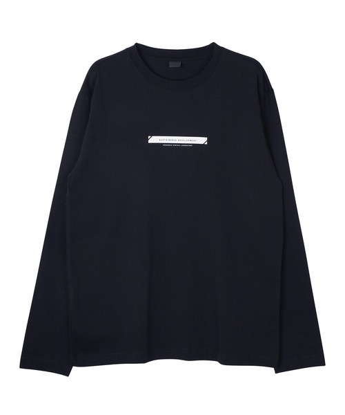 jiggys shop(ジギーズショップ)の「ボックスロゴプリントロンT 長袖Tシャツ カットソー(Tシャツ/カットソー・メンズ・ホワイト/ブラック/パープル・MEDIUM/LARGE)」の14枚目の写真