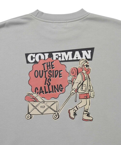 COLEMAN(コールマン)の「【Coleman別注】j.n.r.d/ ワゴンバックプリントスウェット(スウェット・メンズ・ネイビー/グリーン/グレー・M/L/LL)」の6枚目の写真