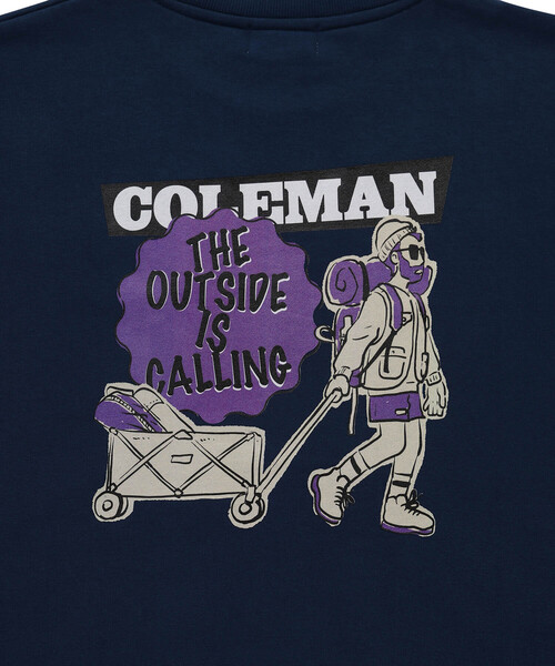 COLEMAN(コールマン)の「【Coleman別注】j.n.r.d/ ワゴンバックプリントスウェット(スウェット・メンズ・ネイビー/グリーン/グレー・M/L/LL)」の12枚目の写真