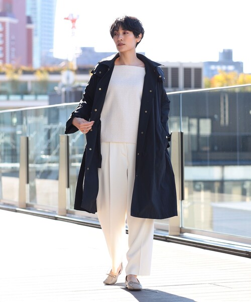 トラディショナルウェザーウェア Malton フード ロングコート 2024 Traditional Weatherwear（トラディショナルウェザーウェア）の
