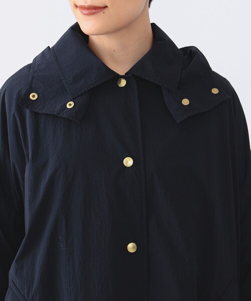 Traditional Weatherwear（トラディショナルウェザーウェア）の「Traditional Weatherwear / Malton フード ロングコート（その他アウター・レディース・ベージュ/ブラック/レッド・ONE SIZE）」の22枚目の写真