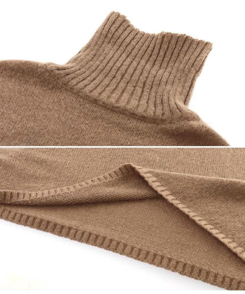 anap mimpi（アナップミンピ）の「オフタートルクロップド起毛ニット（ニット/セーター・レディース・ピンク/モカ/ミント・FREE）」の14枚目の写真