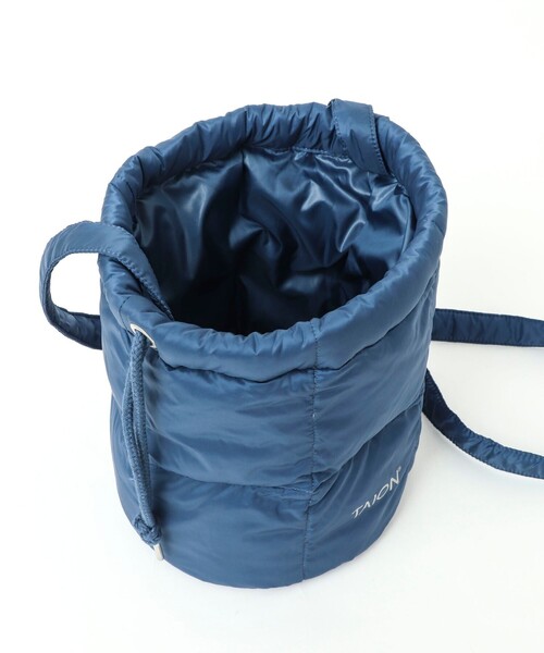 TAION（タイオン）の「【TAION/タイオン】DRAW STRING DOWN BAG S（ショルダーバッグ・メンズ・ネイビー/オリーブ/チャコールグレー/パープル/ベージュ/ブラック/ブルー・FREE）」の12枚目の写真