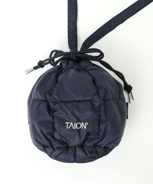 TAION（タイオン）の「【TAION/タイオン】DRAW STRING DOWN BAG S（ショルダーバッグ・メンズ・ネイビー/オリーブ/チャコールグレー/パープル/ベージュ/ブラック/ブルー・FREE）」の21枚目の写真