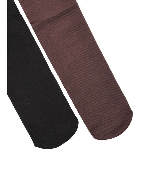 UN3D.（アンスリード）の「【FAKUI】バイカラータイツ（タイツ/ストッキング・レディース・ブラウン/カーキ・FREE）」の8枚目の写真