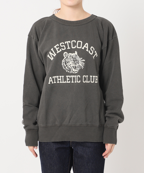 MIXTA（ミクスタ）の「【MIXTA/ミクスタ】WEST CORST CREW SWEATSHIRTS：スウェット（スウェット・レディース・ブラック/アイボリー・MEDIUM）」の7枚目の写真