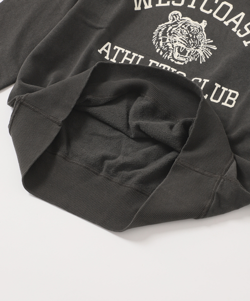 MIXTA（ミクスタ）の「【MIXTA/ミクスタ】WEST CORST CREW SWEATSHIRTS：スウェット（スウェット・レディース・ブラック/アイボリー・MEDIUM）」の5枚目の写真
