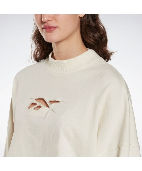 Reebok(リーボック)の「クルー ニット / Knit Crew(スウェット・レディース・アイボリー・LARGE/MEDIUM/SMALL/X-LARGE)」の4枚目の写真