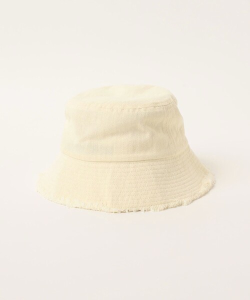 BEAMS HEART（ビームスハート）の「BEAMS HEART / つば先 フリンジハット（ハット・レディース・ベージュ/サックスブルー/ブラック/ホワイト系その他5・FREE）」の22枚目の写真