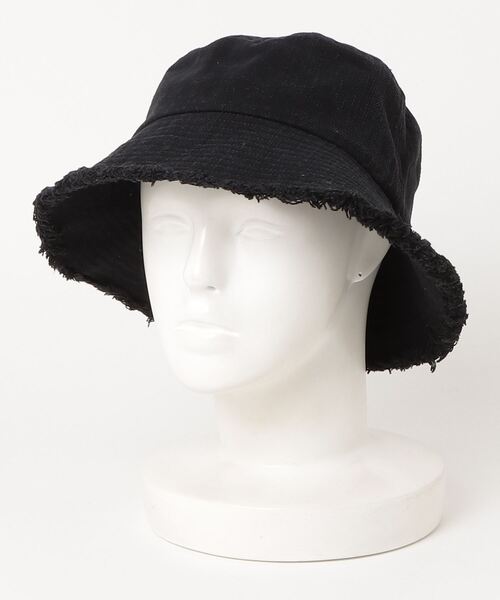 BEAMS HEART（ビームスハート）の「BEAMS HEART / つば先 フリンジハット（ハット・レディース・ベージュ/サックスブルー/ブラック/ホワイト系その他5・FREE）」の10枚目の写真