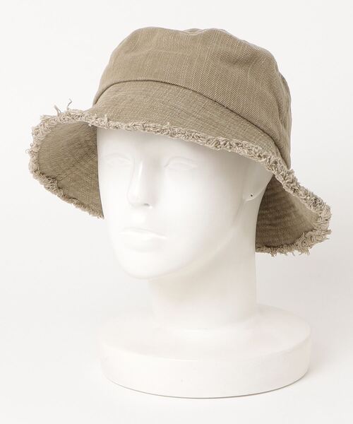 BEAMS HEART（ビームスハート）の「BEAMS HEART / つば先 フリンジハット（ハット・レディース・ベージュ/サックスブルー/ブラック/ホワイト系その他5・FREE）」の12枚目の写真