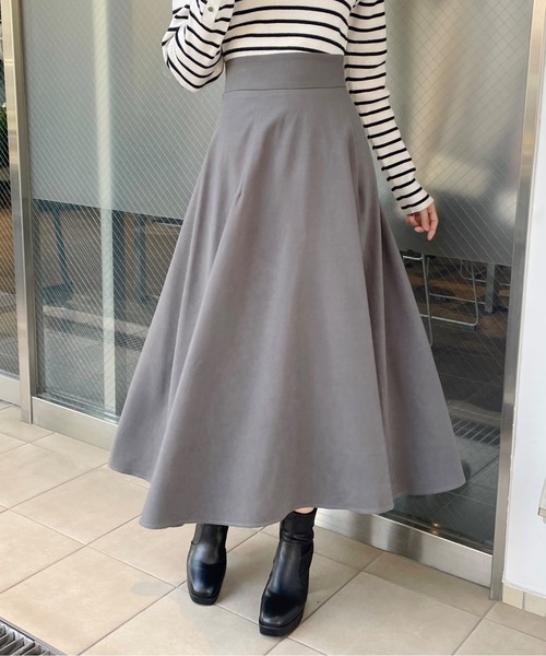 one way（ワンウェイ）の「バックレースアップフレアスカート（スカート・レディース・グレー/ブラック/ブラウン・FREE）」の16枚目の写真