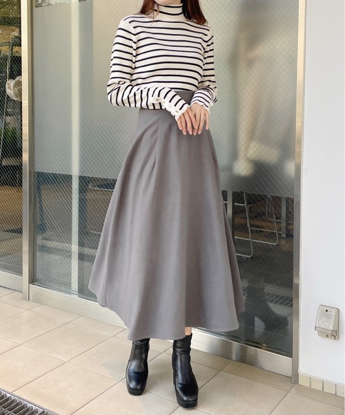 one way（ワンウェイ）の「バックレースアップフレアスカート（スカート・レディース・グレー/ブラック/ブラウン・FREE）」の20枚目の写真