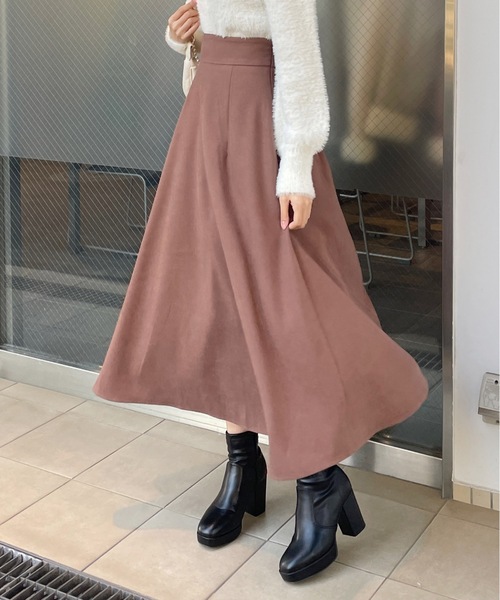 one way（ワンウェイ）の「バックレースアップフレアスカート（スカート・レディース・グレー/ブラック/ブラウン・FREE）」の22枚目の写真