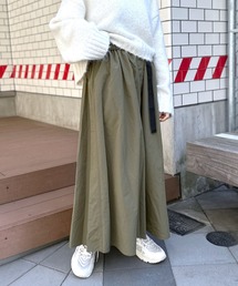 LEPSIM | ベルト付きギャザースカート　989939(スカート)