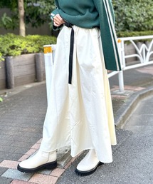 LEPSIM | ベルト付きギャザースカート　989939(スカート)
