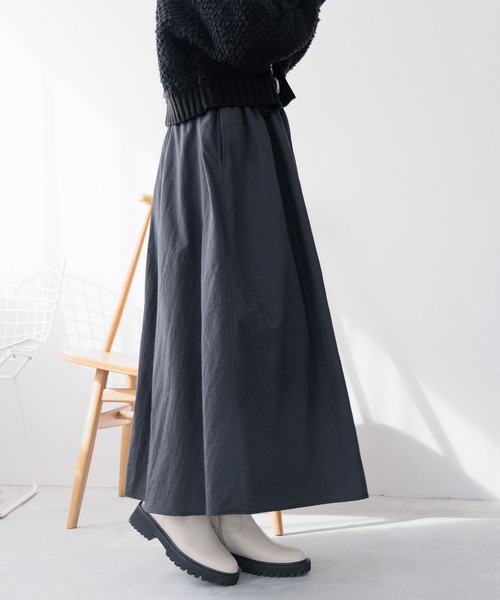 LEPSIM(レプシィム)の「ベルト付きギャザースカート 989939(スカート・レディース・アイボリー/ブラック/カーキ・FREE)」の11枚目の写真