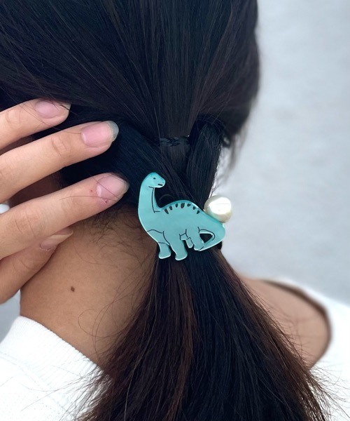 tone（トーン）の「【KuKuLu TOKYO】ジュラシック モチーフ ヘアゴム（ヘアゴム・レディース・ブラウン系その他/グリーン系その他/ブルー系その他・FREE）」の8枚目の写真