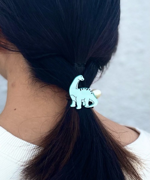 tone（トーン）の「【KuKuLu TOKYO】ジュラシック モチーフ ヘアゴム（ヘアゴム・レディース・ブラウン系その他/グリーン系その他/ブルー系その他・FREE）」の9枚目の写真