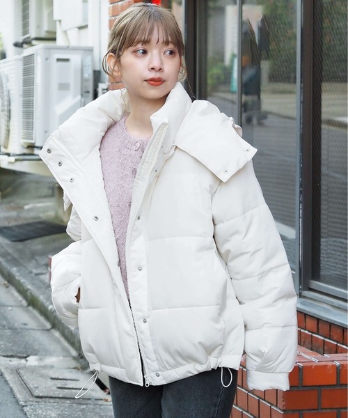 tiptop（ティップトップ）の「【2way】フェイクダウンフードブルゾン