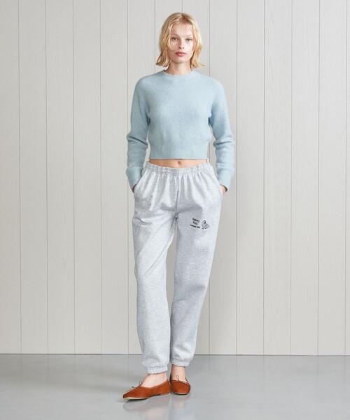 H　BEAUTY&YOUTH UNITED ARROWS（エイチビューティーアンドユースユナイテッドアローズ）の「＜H＞ウールフォックスブレンドニットプルオーバー（ニット/セーター・レディース・ブラック/ライトブルー・FREE）」の4枚目の写真