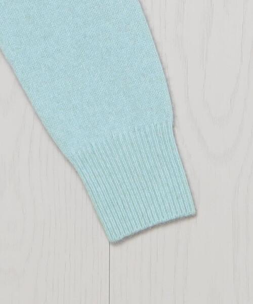 H　BEAUTY&YOUTH UNITED ARROWS（エイチビューティーアンドユースユナイテッドアローズ）の「＜H＞ウールフォックスブレンドニットプルオーバー（ニット/セーター・レディース・ブラック/ライトブルー・FREE）」の8枚目の写真