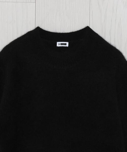 H　BEAUTY&YOUTH UNITED ARROWS（エイチビューティーアンドユースユナイテッドアローズ）の「＜H＞ウールフォックスブレンドニットプルオーバー（ニット/セーター・レディース・ブラック/ライトブルー・FREE）」の11枚目の写真