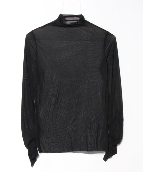 Uenui(ウニュイ)の「seethrough tops(Tシャツ/カットソー・レディース・ホワイト/イエロー/ブラック・FREE)」の2枚目の写真