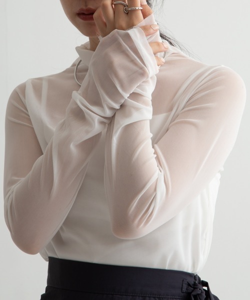 セール】seethrough tops（Tシャツ/カットソー）｜Uenui（ウニュイ）の