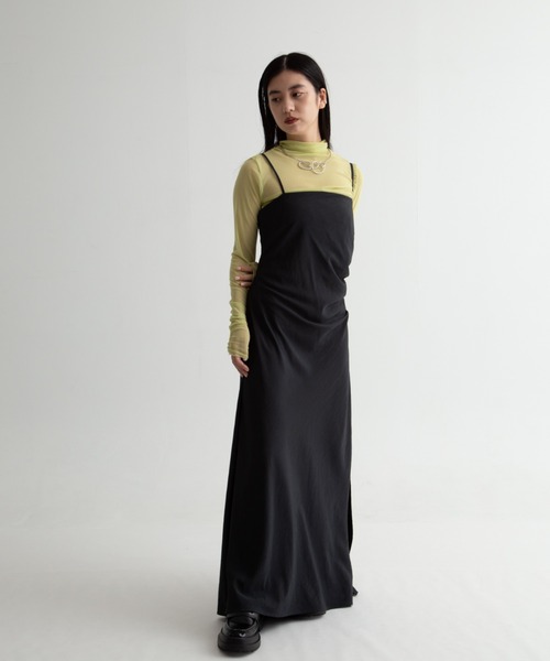 Uenui(ウニュイ)の「seethrough tops(Tシャツ/カットソー・レディース・ホワイト/イエロー/ブラック・FREE)」の10枚目の写真