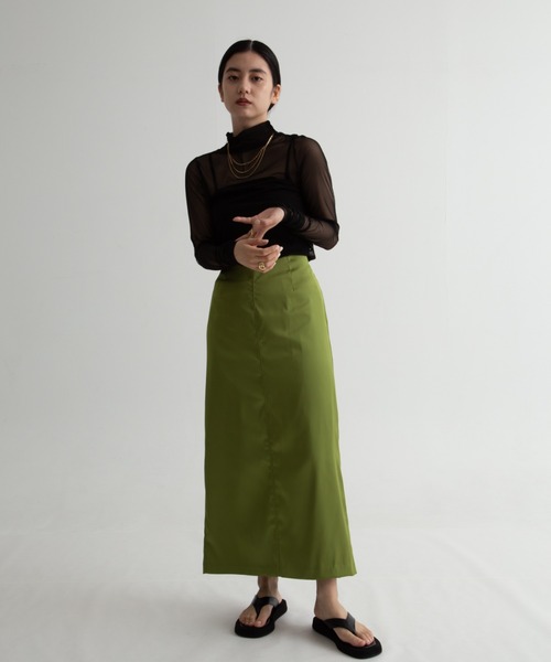 Uenui(ウニュイ)の「seethrough tops(Tシャツ/カットソー・レディース・ホワイト/イエロー/ブラック・FREE)」の16枚目の写真