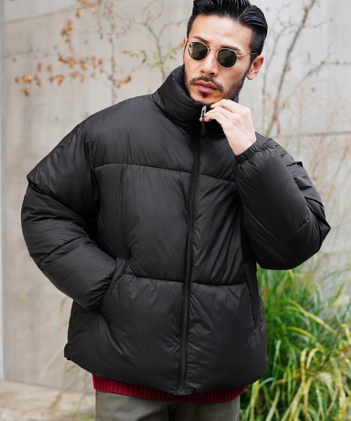 jiggys shop（ジギーズショップ）の「ナイロンファイバー中綿バブルジャケット（ダウンジャケット/コート・メンズ・ブラック/カーキ・MEDIUM/LARGE）」の4枚目の写真