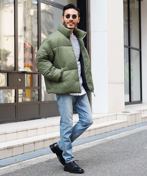 jiggys shop（ジギーズショップ）の「ナイロンファイバー中綿バブルジャケット（ダウンジャケット/コート・メンズ・ブラック/カーキ・MEDIUM/LARGE）」の8枚目の写真