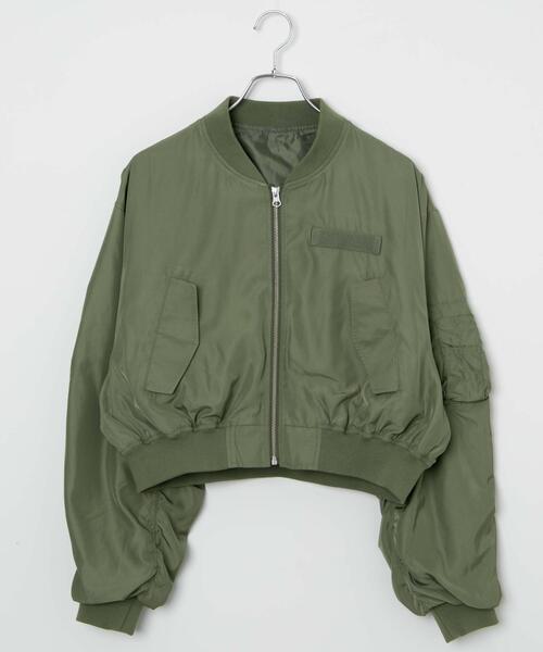 WEGO(ウィゴー)の「WEGO/ショートMA-1(MA-1・レディース・ブラック/カーキ・FREE)」の14枚目の写真