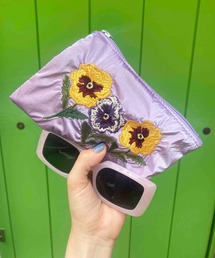 Casselini | Casselini(キャセリーニ)エンブロイダリーフラワーポーチ(ポーチ)