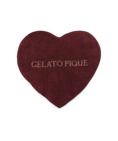 gelato pique(ジェラートピケ)の「【Bitter】 ハートハンドタオル(ハンカチ/ハンドタオル・レディース・レッド・FREE)」の9枚目の写真