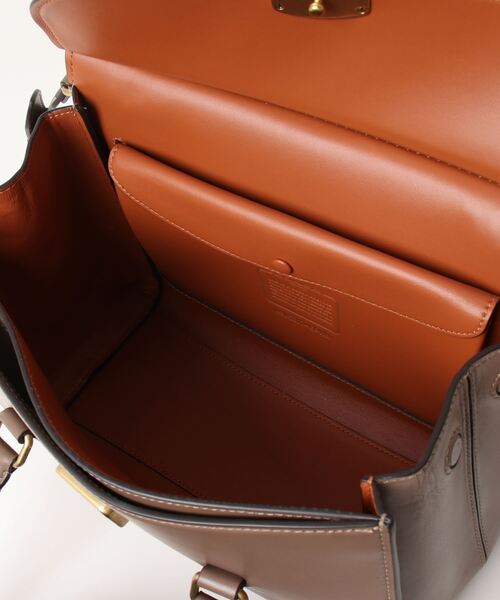 【極美品】COACHコーチ　ローラ　キャリーオール　2way　ライトブルー COACH - 【中古】 コーチ ハンドバッグ ミニクロスビー キャリー