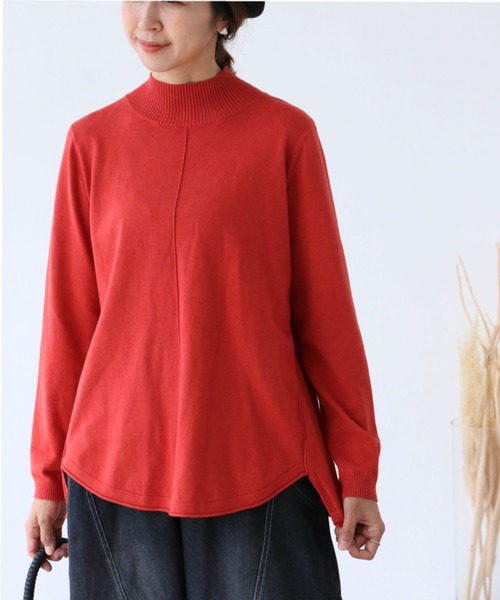 買い物上手さんが買う カラバリニットトップス（ニット/セーター）｜sanpo kuschel（サンポクシェル）